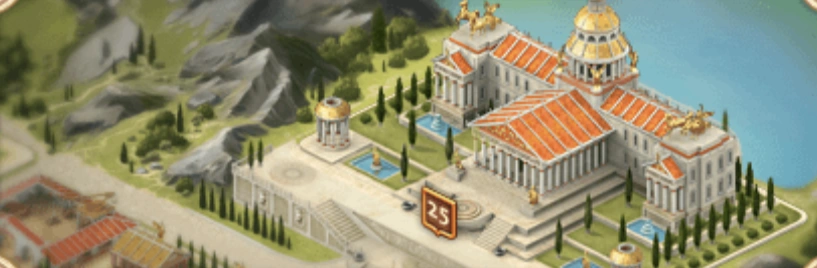 Capitol and surrounding City buildings in Total Battle