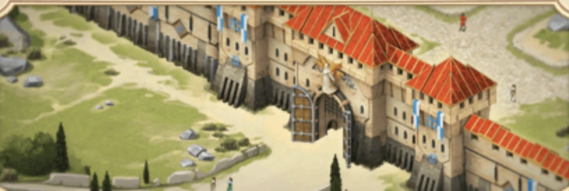 Western City Wall: City buildings